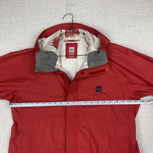 Mountain Equipment Co Op MEC Rain/Wind Shell Jacket Ultralight Hike Red Men M - Picture 12 of 16